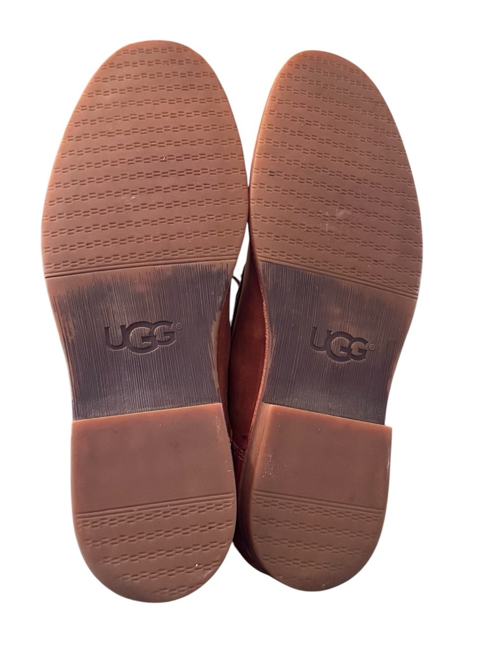 UGG Men's Hixson Oxford Brown Leather Shoes - Picture 10 of 10